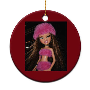 Funny Disgusting Doll Face Meme Ceramic Ornament Expression Hilarious Sarcastic TS10 1pc Red Print Your Wear