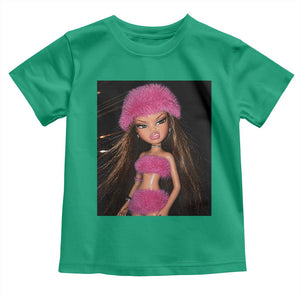 Funny Disgusting Doll Face Meme Toddler T Shirt Expression Hilarious Sarcastic TS10 Irish Green Print Your Wear
