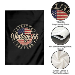 Vintage 1966 Stamp Garden Flag Funny 60th Birthday USA Flag 60 Year Old Bday TS10 Print Your Wear