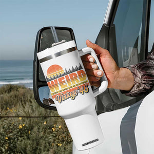 Funny 80th Birthday Tumbler With Handle Retro 1946 Weird Being The Same Age As Old People TS10 Print Your Wear