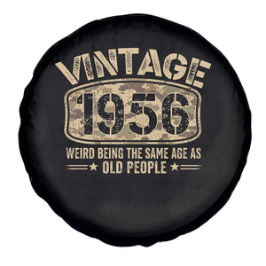 70th Birthday Gift For Men Spare Tire Cover Retro Camo 1956 Weird Being The Same Age As Old People TS10 Print Your Wear