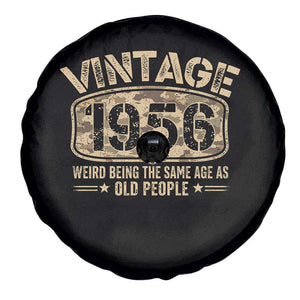 70th Birthday Gift For Men Spare Tire Cover Retro Camo 1956 Weird Being The Same Age As Old People TS10 Print Your Wear