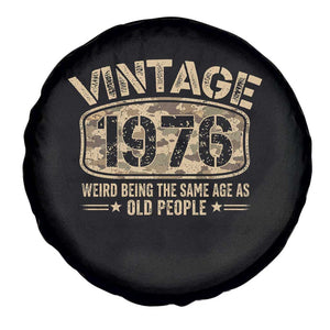 50th Birthday Gift For Men Spare Tire Cover Retro Camo 1976 Weird Being The Same Age As Old People TS10 Print Your Wear