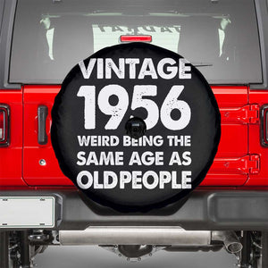 Funny 70th Birthday Spare Tire Cover Turning 70 Year Old Gifts Weird Being The Same Age As Old People TS10 Black Print Your Wear