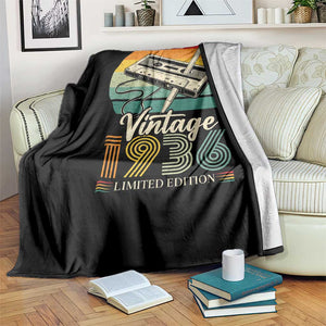 Vintage 1936 Throw Blanket 90th Birthday Turning 90 Year Old Gifts TS10 Print Your Wear