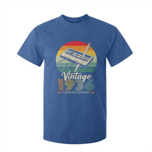 Vintage 1936 T Shirt For Kid 90th Birthday Turning 90 Year Old Gifts TS10 Royal Blue Print Your Wear