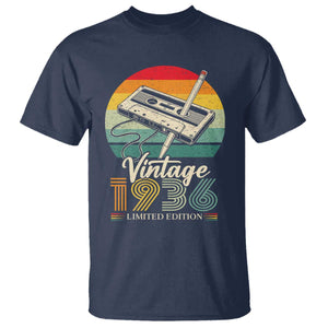 Vintage 1936 T Shirt 90th Birthday Turning 90 Year Old Gifts TS10 Navy Print Your Wear