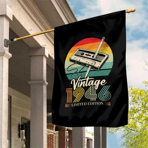 Vintage 1946 Garden Flag 80th Birthday Turning 80 Year Old Gifts TS10 Print Your Wear