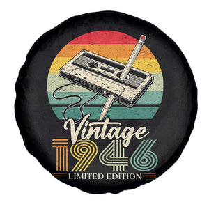 Vintage 1946 Spare Tire Cover 80th Birthday Turning 80 Year Old Gifts TS10 Print Your Wear