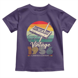 Vintage 1956 Toddler T Shirt 70th Birthday Turning 70 Year Old Gifts TS10 Purple Print Your Wear