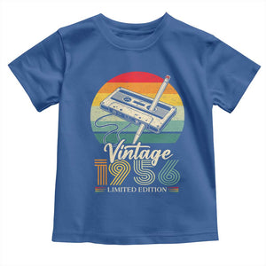 Vintage 1956 Toddler T Shirt 70th Birthday Turning 70 Year Old Gifts TS10 Royal Blue Print Your Wear