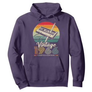 Vintage 1966 Hoodie 60th Birthday Turning 60 Year Old Gifts TS10 Purple Print Your Wear