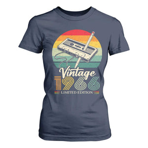 Vintage 1966 T Shirt For Women 60th Birthday Turning 60 Year Old Gifts TS10 Navy Print Your Wear
