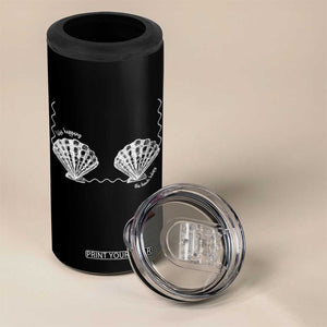Seashell Bra 4 in 1 Can Cooler Tumbler Mermaid Cute Summer Beach Vacation TS10 Print Your Wear