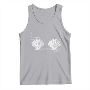 Seashell Bra Tank Top Mermaid Cute Summer Beach Vacation TS10 Athletic Heather Print Your Wear