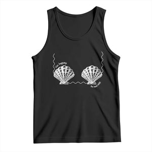 Seashell Bra Tank Top Mermaid Cute Summer Beach Vacation TS10 Black Print Your Wear