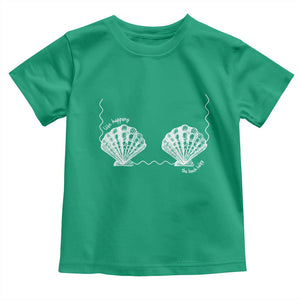 Seashell Bra Toddler T Shirt Mermaid Cute Summer Beach Vacation TS10 Irish Green Print Your Wear