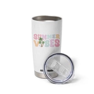 Summer Vibes Tumbler Cup Beach Life Gift Distressed Beach Mom TS10 Print Your Wear
