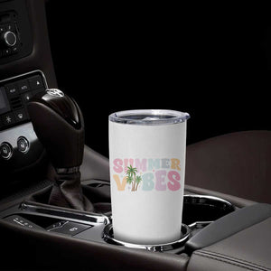 Summer Vibes Tumbler Cup Beach Life Gift Distressed Beach Mom TS10 Print Your Wear
