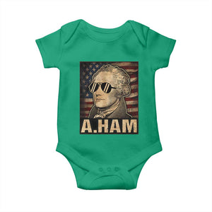 Alexander Hamilton Baby Onesie Vintage American Flag TS10 Irish Green Print Your Wear