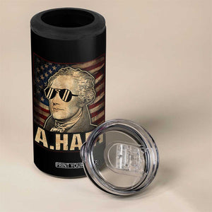 Alexander Hamilton 4 in 1 Can Cooler Tumbler Vintage American Flag TS10 Print Your Wear