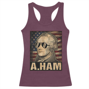 Alexander Hamilton Racerback Tank Top Vintage American Flag TS10 Maroon Print Your Wear