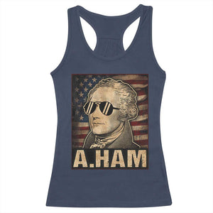 Alexander Hamilton Racerback Tank Top Vintage American Flag TS10 Navy Print Your Wear