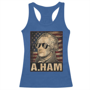 Alexander Hamilton Racerback Tank Top Vintage American Flag TS10 Royal Blue Print Your Wear