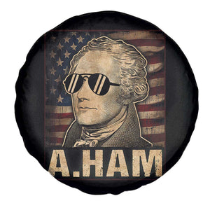 Alexander Hamilton Spare Tire Cover Vintage American Flag TS10 Print Your Wear