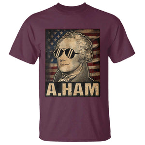 Alexander Hamilton T Shirt Vintage American Flag TS10 Maroon Print Your Wear