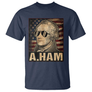 Alexander Hamilton T Shirt Vintage American Flag TS10 Navy Print Your Wear