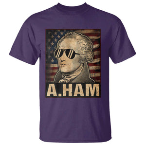 Alexander Hamilton T Shirt Vintage American Flag TS10 Purple Print Your Wear