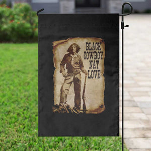 Black Cowboy Nat Love Garden Flag African American Western Rodeo Melanin Black History Texas TS10 Print Your Wear