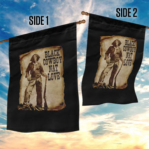 Black Cowboy Nat Love Garden Flag African American Western Rodeo Melanin Black History Texas TS10 Print Your Wear