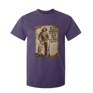 Black Cowboy Nat Love T Shirt For Kid African American Western Rodeo Melanin Black History Texas TS10 Purple Print Your Wear