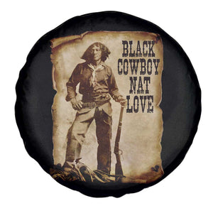 Black Cowboy Nat Love Spare Tire Cover African American Western Rodeo Melanin Black History Texas TS10 Print Your Wear