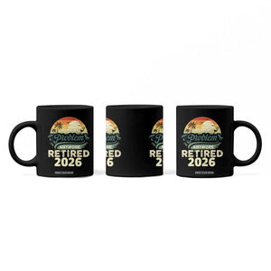 Retired 2026 Coffee Mug Vintage Retro Retirement Not My Problem Anymore