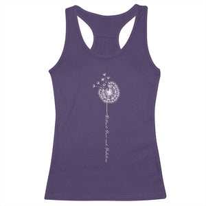 Retirement Gifts For Her Racerback Tank Top Retired Free And Fabulous Dandelion