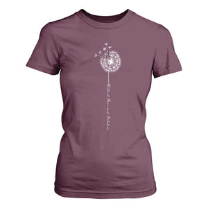 Retirement Gifts For Her T Shirt For Women Retired Free And Fabulous Dandelion