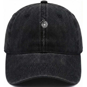 Retirement Gifts For Her Washed Cotton Baseball Cap Retired Free And Fabulous Dandelion