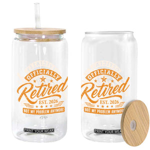 Official Retired 2026 Glass Can Not My Problem Anymore Retro Vintage Retiring