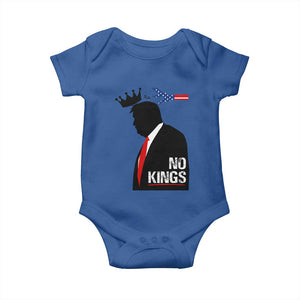 No Kings Baby Onesie Funny Resist Meme TS10 Royal Blue Print Your Wear