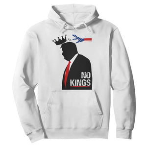 No Kings Hoodie Funny Resist Meme TS10 White Print Your Wear