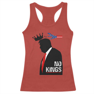 No Kings Racerback Tank Top Funny Resist Meme TS10 Red Print Your Wear