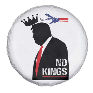 No Kings Spare Tire Cover Funny Resist Meme TS10 Print Your Wear