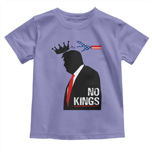 No Kings Toddler T Shirt Funny Resist Meme TS10 Violet Print Your Wear