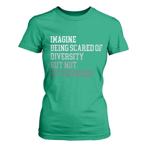Imagine Being Scared Of Diversity But Not Dictatorship T Shirt For Women Retro Vintage TS10 Irish Green Print Your Wear