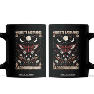Subtle Feminist Coffee Mug Women's Rights Dont Let The Bastards Grind You Down TS10 Black Print Your Wear