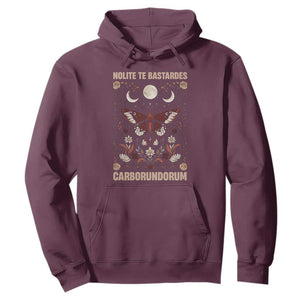 Subtle Feminist Hoodie Women's Rights Dont Let The Bastards Grind You Down TS10 Maroon Print Your Wear