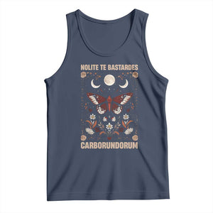 Subtle Feminist Tank Top Women's Rights Dont Let The Bastards Grind You Down TS10 Navy Print Your Wear